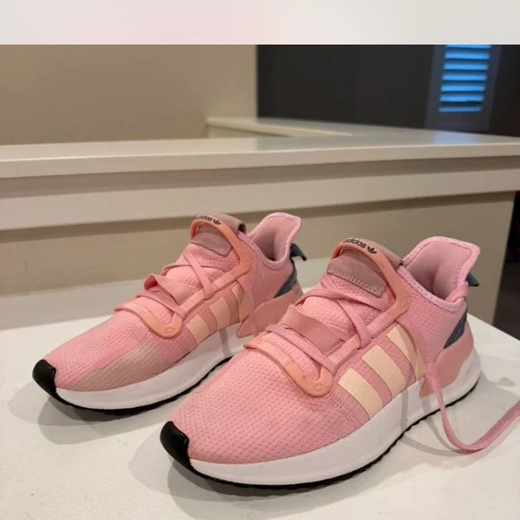 adidas women Pink and Cream Athletic Sneakers - Picture 2 of 6